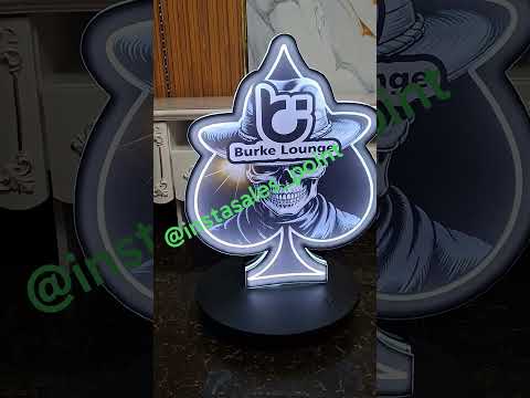 Customized Ace of Spades Bottle Presenter