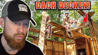 DAS DACH WIRD GEDECKT! - Das Hobbithaus nimmt Gestalt an! | Fritz Meinecke reagiert