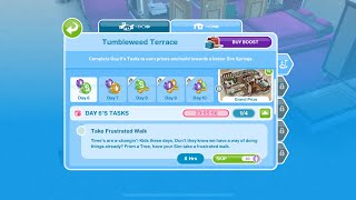 Sims FreePlay Guide to Sim Springs: Sandy Suburbs Take Frustrated Walk Task screenshot 1