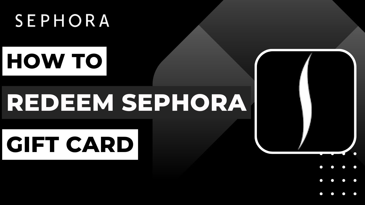 How To Redeem Sephora Gift Card 2023 YouTube