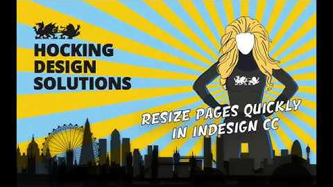 Resize pages quickly in Indesign CC