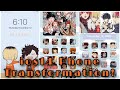 ☆ ios14 anime theme phone customization ☆ ✨☁️