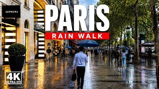 Paris in the Rain 🌧️ Walking Tour | Champs-Élysées, Montmarte & Moulin Rouge in 4K | 2026 Guide