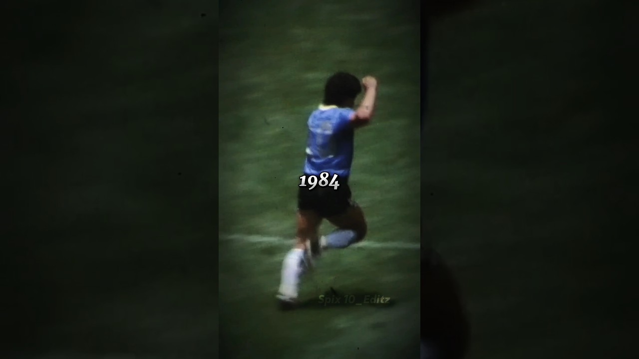 Maradona Then / Now🥺🇦🇷 