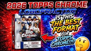 🚨 2026 TOPPS CHROME LOGOFRACTOR! 🔥 BLUE BUYBACK /150, PINK ROOKIE /250 & ROOKIE OF THE YEAR FAVE! 😱