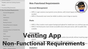 Non-Functional Requirements - Venting App Saas | Build in Public