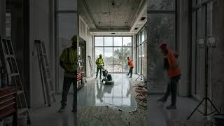 Luxury Spa-Inspired Black&White Epoxy Flooring Bedroom Transformation Elegant Modern Interior Design