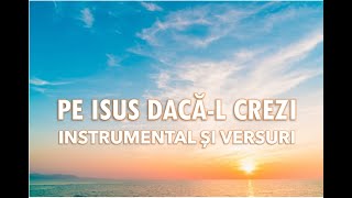 Video thumbnail of "Pe Isus dacă-l crezi - Ahava // Instrumental & Versuri"