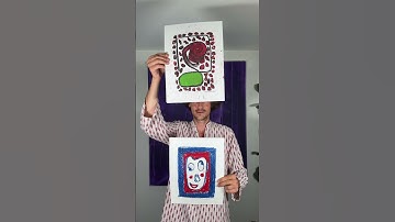 Who Wore It Better? You or the Canvas? #art #funnyshorts