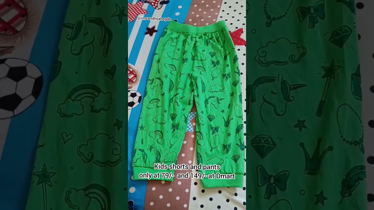 Dmart kids bottom wear haul 