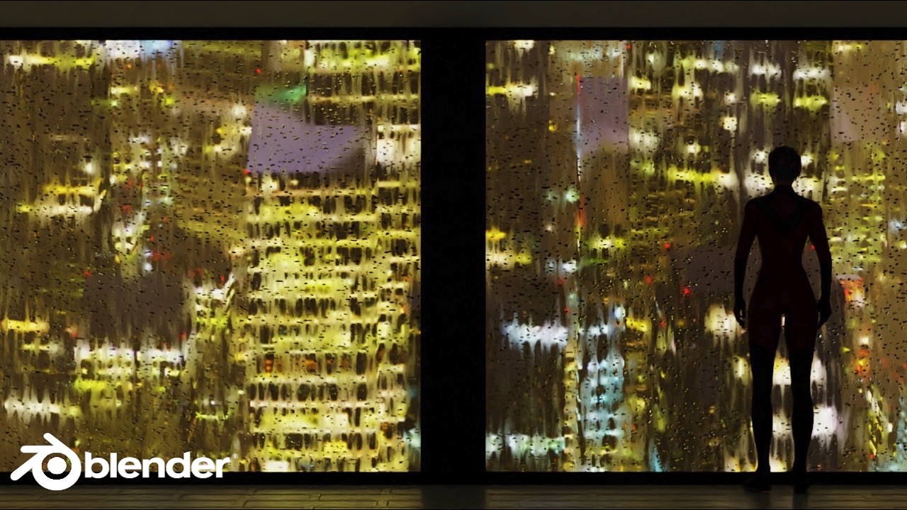 City In The Rain