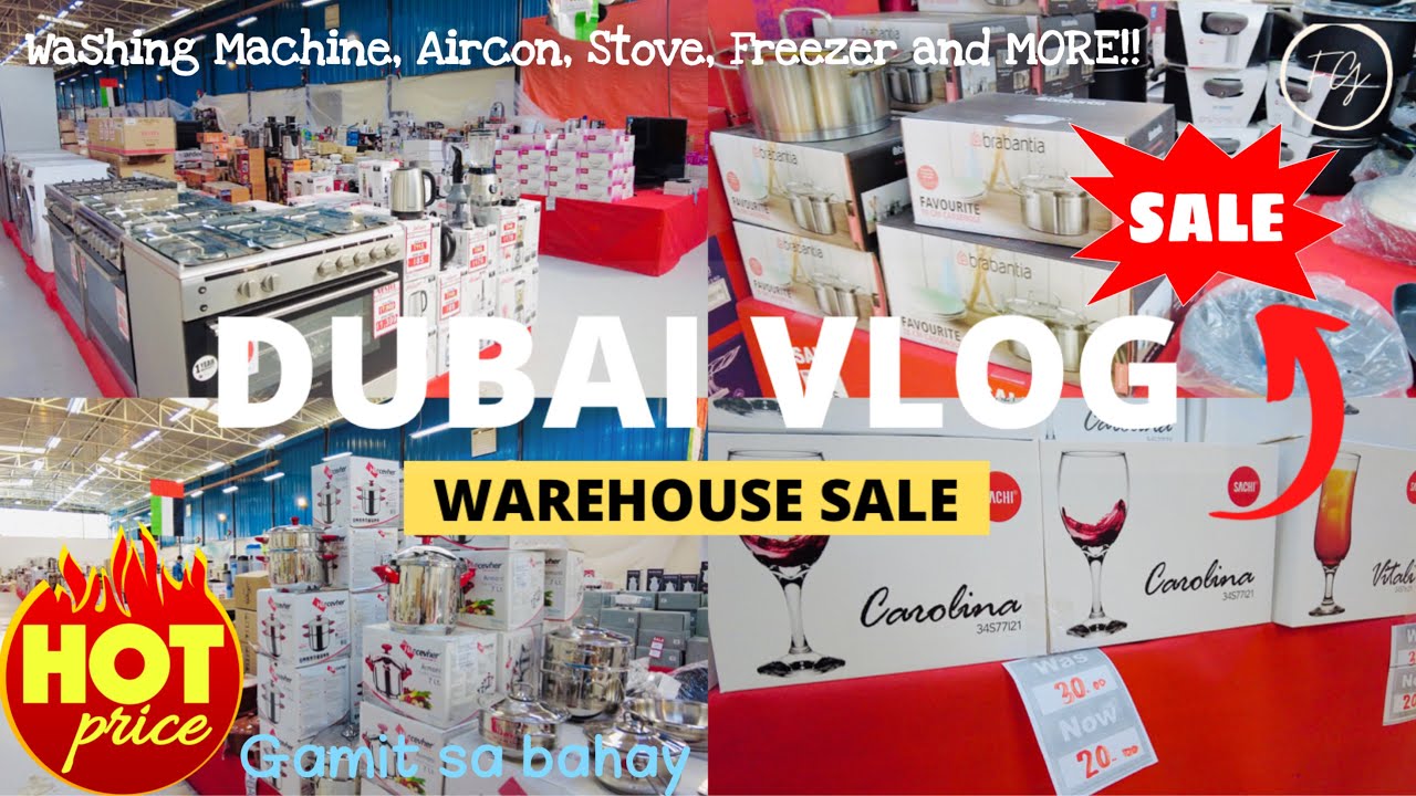 Shopping at Dubai WAREHOUSE SALE!! (Tableware,Kitchenware,Household