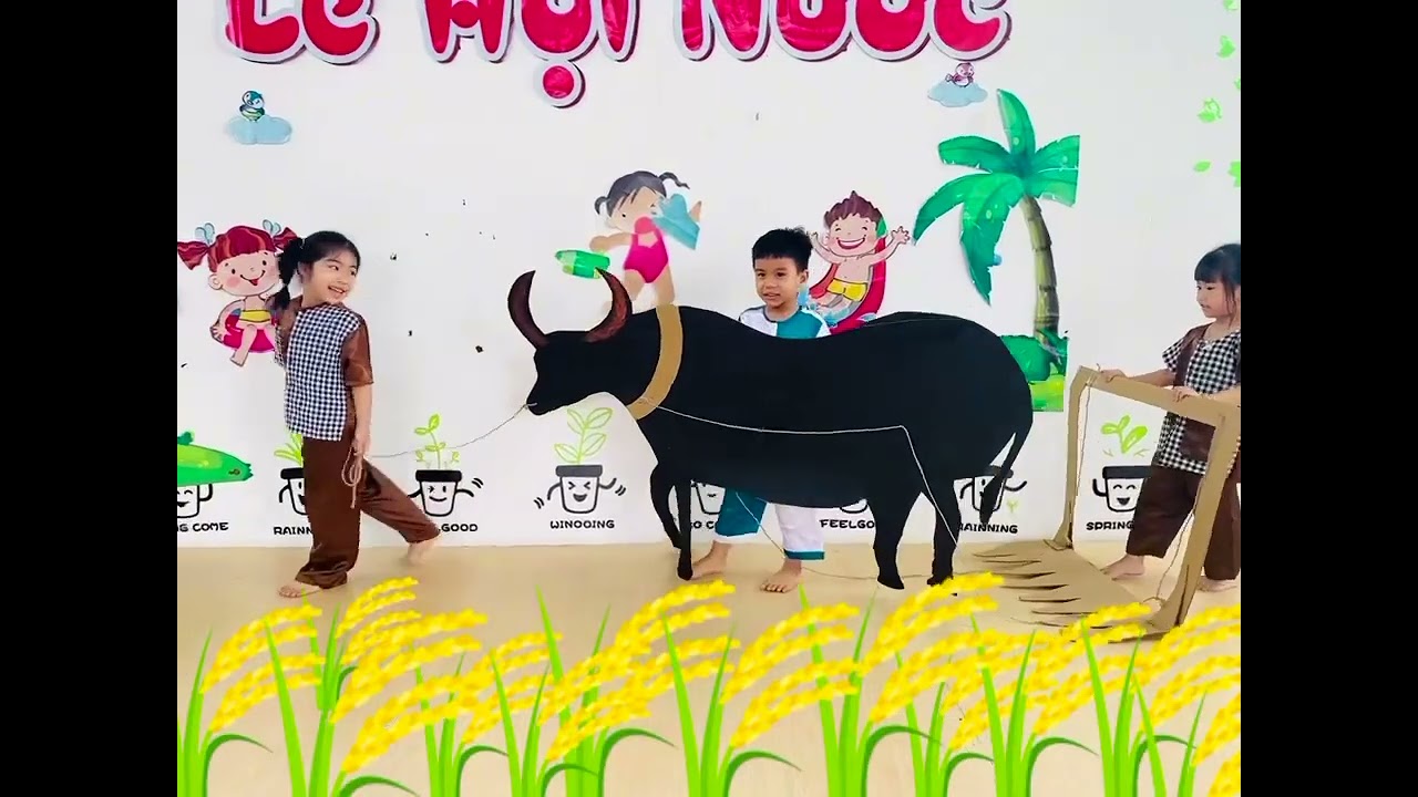 Trải nghiệm bé làm bác nông dân | Happy House Montessori