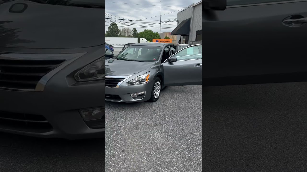 2015 Nissan Altima 2 5 S Black Interior 4cyl 5L 
