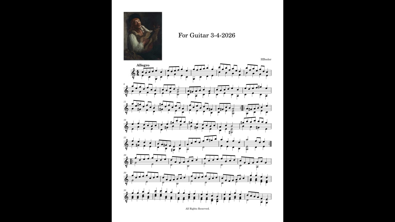 For Guitar 3-4-2026 by HBosler