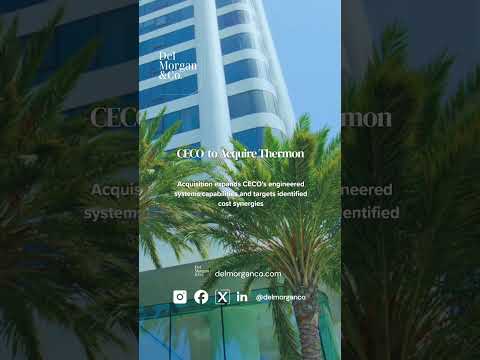 CECO to Acquire Thermon in $2.2Bn Deal