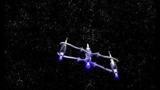maya 3d spaceship
