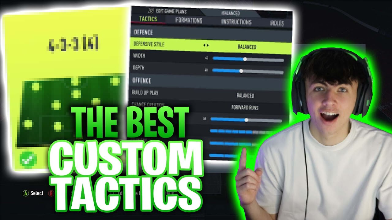 THE BEST FIFA 22 FORMATION AND TACTICS! YouTube