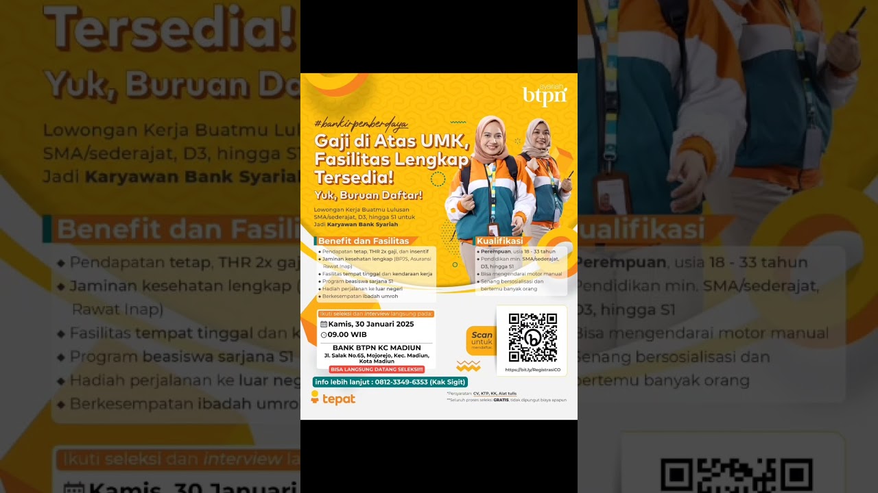 LOWONGAN KERJA MADIUN UPDATE TERKINI JANUARI 2025 