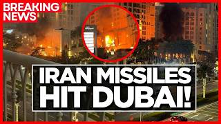 IRAN ATTACKS DUBAI LIVE | Explosions Rock UAE as Missiles \u0026 Drones Target City | World News