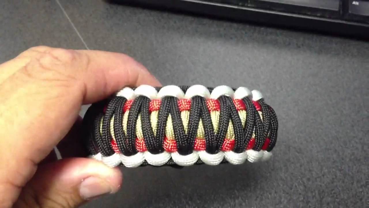 How to Set Up a 2-Strand or 4-Strand Paracord Bracelet - YouTube