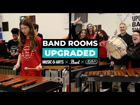 Band Rooms Upgraded - Music & Arts x Pearl x Adams