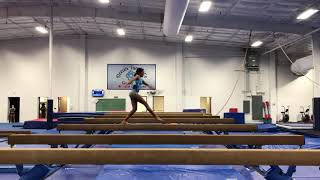 Flutter jump connected to a switch half on beam