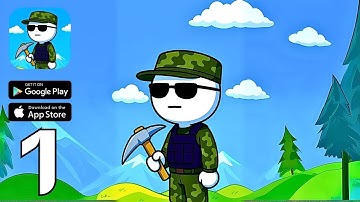 Army Base Miner Gameplay Walkthrough Part 1 - Starting the Military Mine! ⛏️ (iOS, Android)