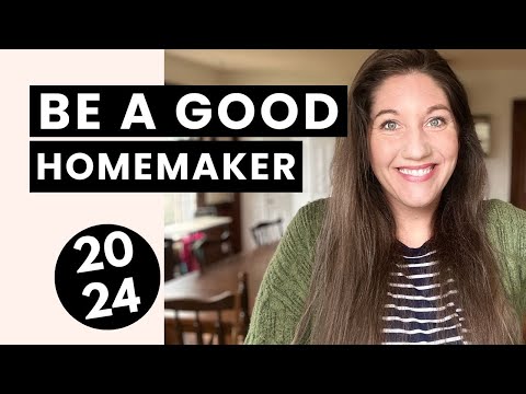 How to be a Good Homemaker... Even when you're BAD at it 🙈 4 Tips to help you in 2024!