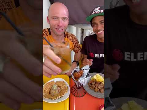 🇧🇧 Barbados Feast Bajan Street Food #shorts