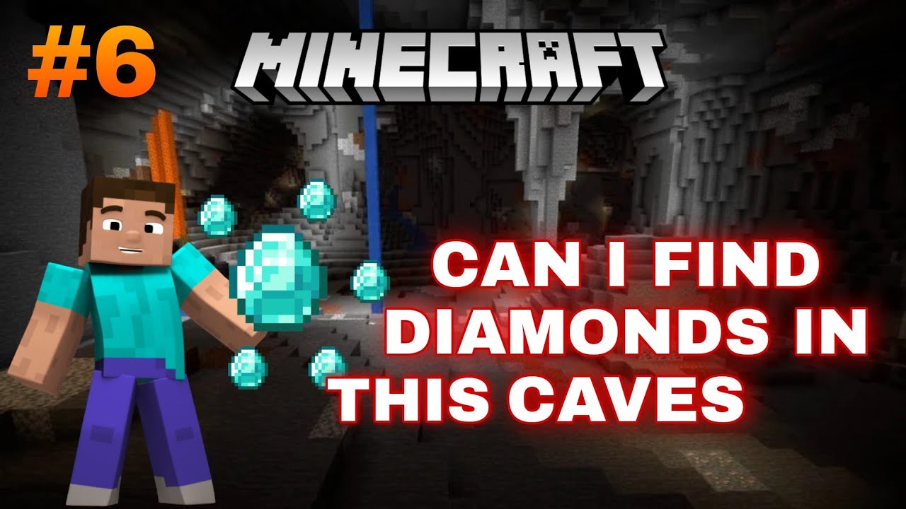 Can I find diamond in this huge cave|| Minecraft Hindi Gameplay Part 6 ...