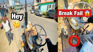 Tractor Escort 325 Old Model // Break Fail हो गई 😱 // Manpreet Singh Vlogs