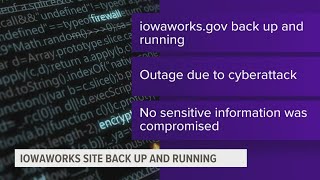IowaWORKS restored after cyber attack that caused outage