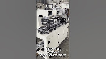 1L Rectangular Tin Can Lid Bottom Curling&lining Machine#lid lining machine#lid curling machine