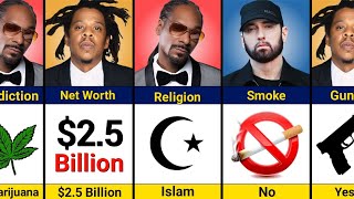 Comparison: Eminem vs Snoop Dogg vs Jay Z Net Worth