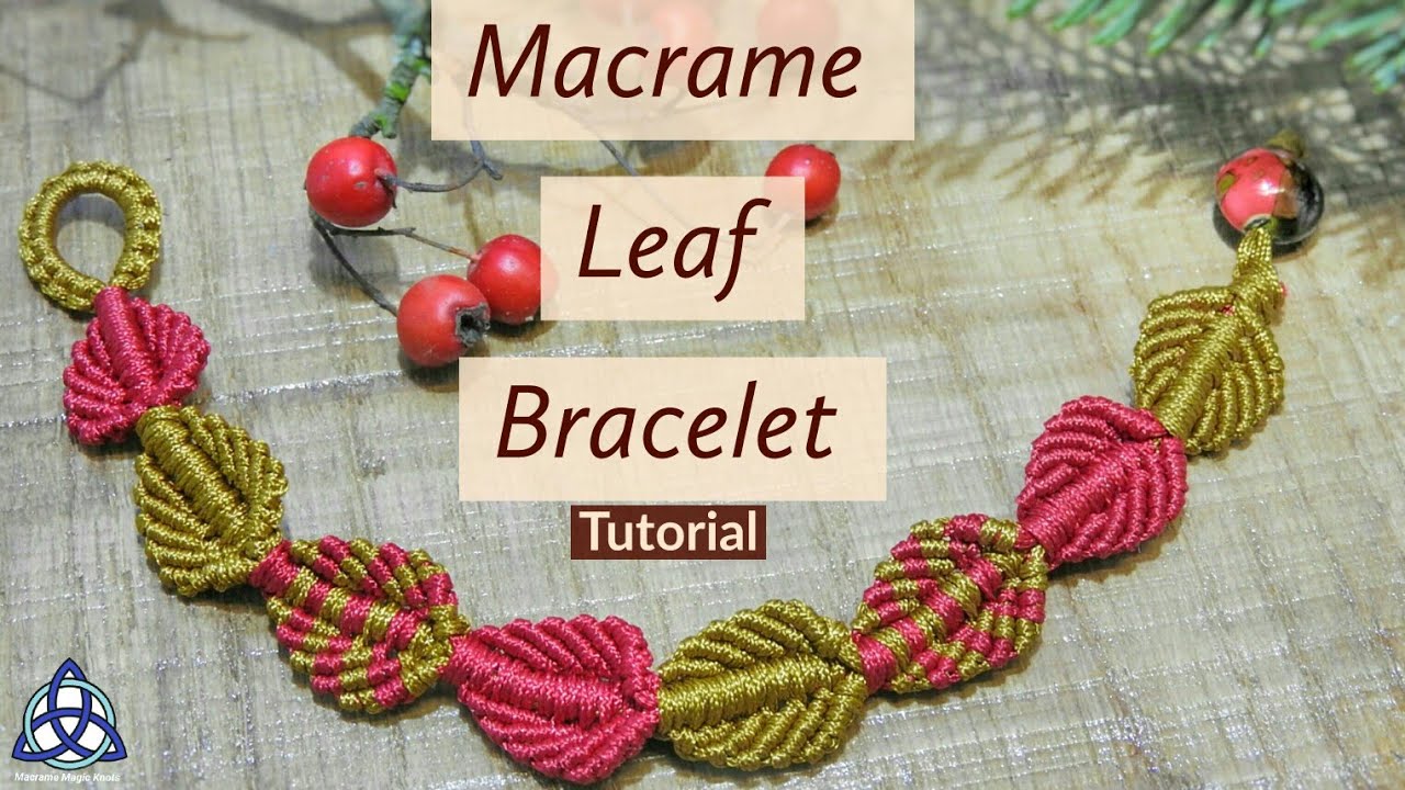 How To Make A Flower Macrame Bracelet