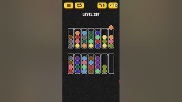 Ball Sort Puzzle 297 hardest Levels easy&fast solved
