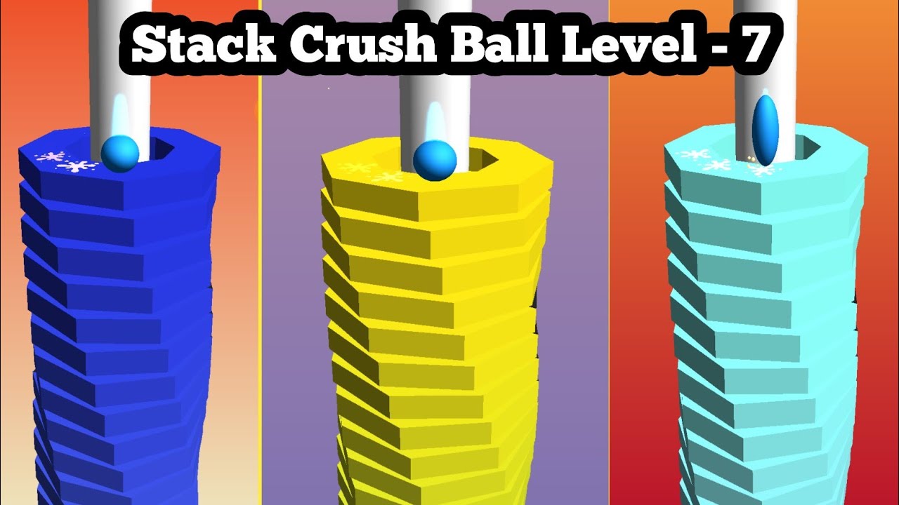 Stack Crush 🤪🤪Ball Game Level -7 | Master King || 