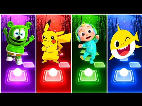 Gummy Bears Pika Pika Pikachu Cocomelon Baby Shark Who Is Best 