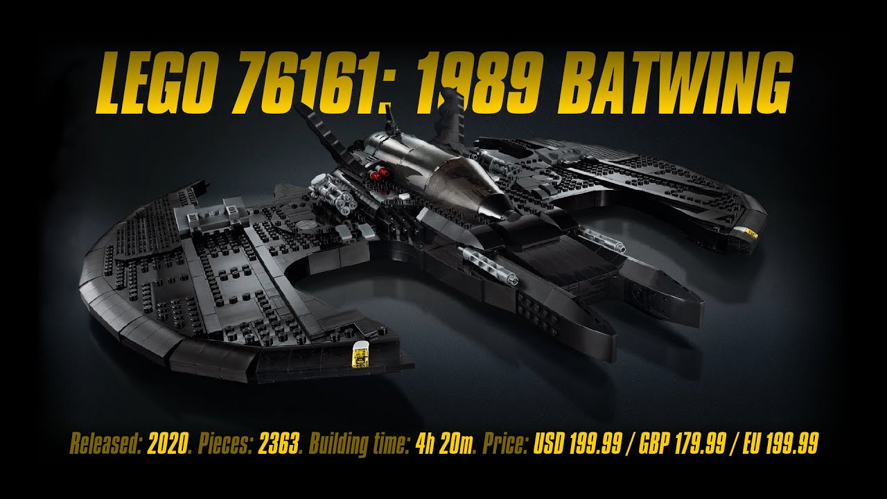 Building the '89 Batwing – Review: 76161