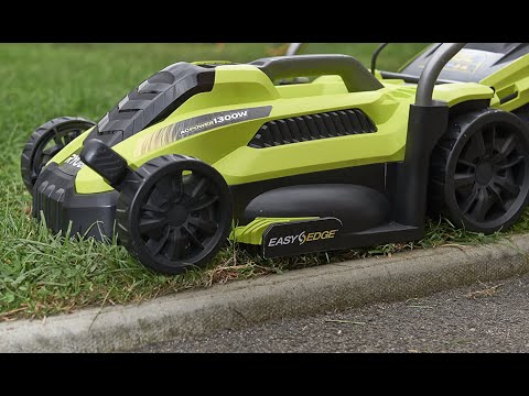 Ryobi RLM13E33S AC 1300W Lawnmower 33cm Deck Hyper Green - Test