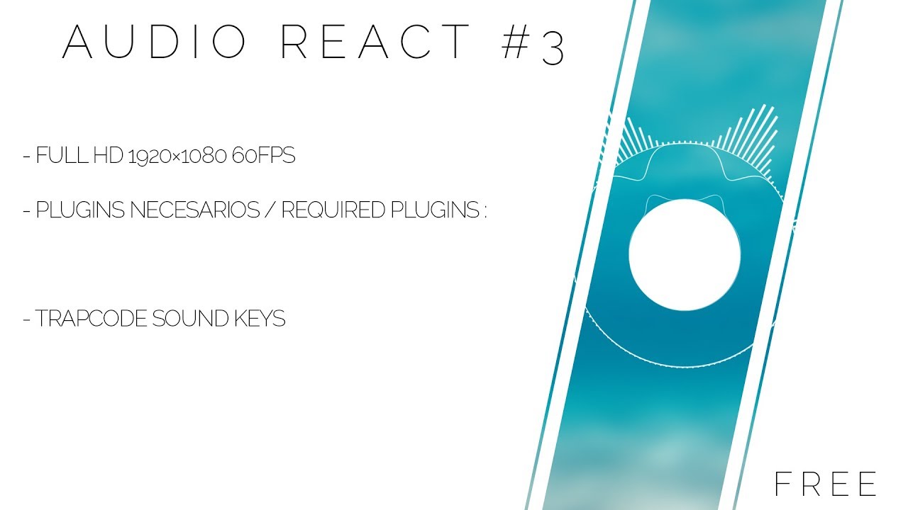 [FREE] Audio React #3 - Music Visualizer [Tropical, Deep House] - YouTube