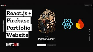 An Aesthetic Portfolio Website (React.JS | Tailwind | Firebase)