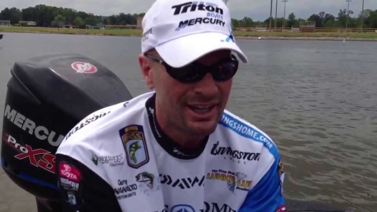 bass fishing at night Randy Howell's fish story