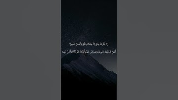 آية 33 - 34 سورة الفرقان طور عراقي حزين