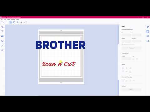 Brother Scan n Cut Knockout Method Using Canvas Workspace (Part 1) by Amanda