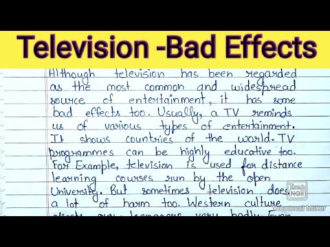 tv good or bad essay