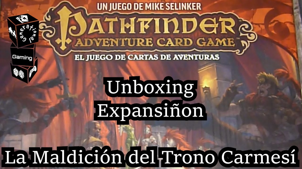 Unboxing - Pathfinder: La Maldición del Trono Carmesí - Expansión