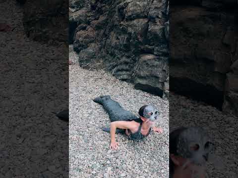 Selkie seal mermaid galumphing 🦭