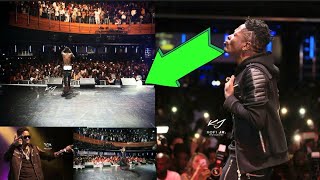 Shatta Wale, king himself, spread Dollars while performing live at medikal concert in London indigo.